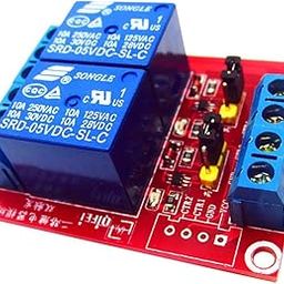 CALANDIS 12V 2-Channel Relay Module H/L Level Trigger for Arduino Raspberry Pi-image-93