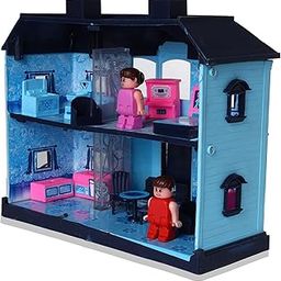 Toyzone Doll House (24 Pcs) | Play Set for Girls | Disney Doll House | Role Play Set| Doll House with Furniture| Doll House Play Set for Kids (Frozen My Colour House (24 Pcs))-image-81