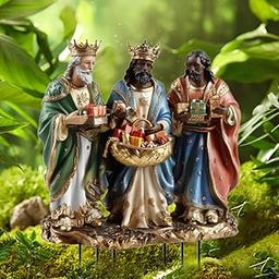 Garden Wisemen Send Gift Stake Decorative Stake for Walkway Festival Outdoor-image-12