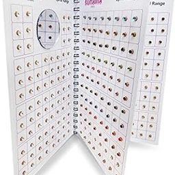 Sunaina New 3 Pages Multicolor Kundan Spiral Forehead Sticker Shine Stone Silver, Multicolor Or Golden Bindi for Women & Girls (Stone Bindi Book - 372)-16
