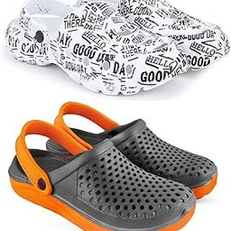 Combo Pack of 2 Slipper/Flip Flops/Slides/Clogs/Sandals for Men (Cl-Guday Vs Clog 400)-image-90