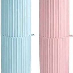 Raxon Innovation Travel Toothbrush and Toothpaste Case Holder - Portable Storage for Toothbrush | Plastic Toothbrush Holder for Travel (Multi-Holder) (Pack of 2)-image-6