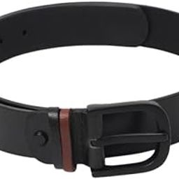 Solid Leather Men Belt l Formal & Casual Belt for Men l Belt for Men (P_MBEC00025_BLACK)-2
