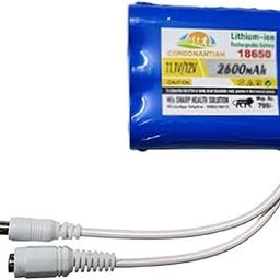 Consonantiam 12 Volt 2600 mAH Lithium Ion Cell Battery Pack Rechargeable Battery Pack Blue Battery with 5.5X2.1 DC Jack Multiple Use in Toy, Game, Student Project Et. DIY KIT (12-Volt-1-PC)-image-72