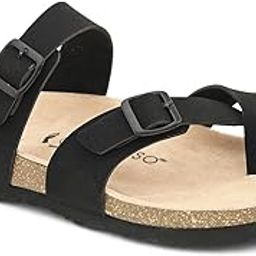 Men Faux Leather Casual Slip On Sandals EPSJ1656_P-26