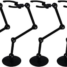 Enakshi (LABEL) Creations 4X Action Base Display Stand for Gundam 1/144 1/100 Action Figures BlackToys & Hobbies|Action Figures|Anime & Manga-image-22
