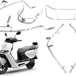 KSHEERI Rizta Body Kit Chrome Crash Guard Suitable For Ather Rizta Electric Scooter (Full Body Kit Set)-17