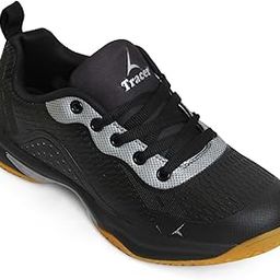 TRACER Tennis/Badminton Non-Marking Shoes for Kids (Unisex) Stylish & Comfortable Footwear, Lightweight & Breathable, Pu, Lace Up Closure, Shoe for Workout, Playground, Size - 2 to 5 UK-image-66