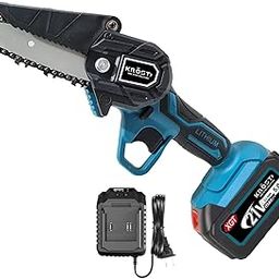 KROST PRO Series 21V(37V Max) 6" Cordless Chainsaw, 100mm Max Cutting Dia. Brushless Cordless Portable Chainsaw, Pruning Shears Chainsaw for Tree Branch Wood Cutting (Single Battery)-19
