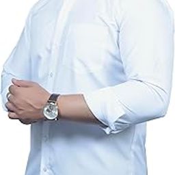 Men’s Cotton Shirt – Slim Fit | Full Sleeve | Formal & Casual Wear | Available in Black & White | Soft & Breathable Fabric-image-28