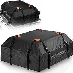 NEWDRU Durable Roof Top Cargo Bag 425L Capacity -15 Cubic Feet Waterproof & Dustproof Car Roof Bag | Heavy-Duty Roof Carrier for Cars with Roof Rack, Rails, or Bars | Classic Black-picture-17