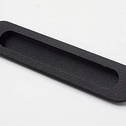 RAB Handle Metal Kitchen and Office Drawer/Cabinet/Door/Wardrobe Handle (Code:-COUNSIL Hand Oval LC101, Size:-8", Finish:-QUBIK Black)-10