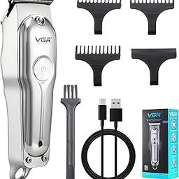 VGR 071 Hair Clipper and Beard Trimmer Kit for Men - Cordless Mustache Trimmer, Cutting Groomer Kit, Precision Trimmer - Waterproof, USB Rechargeable, 6 in 1, Multicolor-8