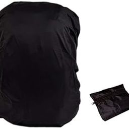 Waterproof Rain Dust Cover 30L to 50L Laptop Hiking Sports Bag Backpack Cover Luggage Cover (Standard,Black)-image-32