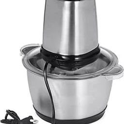 Electric chopper Stainless Steel Electric Meat Grinders with Bowl 250W Heavy for Kitchen Food Chopper, Meat, Vegetables, Onion , Garlic Slicer Dicer, Fruit & Nuts Blender (2L, 250 Watts)-picture-15
