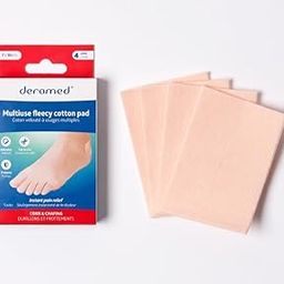 DERAMED Multiuse Moleskin Adhesive Sheet for Pain Relief Protection Against Friction Corns and Pressure Hypoallergenic-picture-35