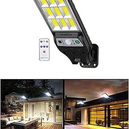 Homehop Mini Solar Street Light Outdoor Waterproof Wireless Security Motion Sensor Light for Home, Wall, Garden, Yard, Parking (54 COB LED/Cool White)-47