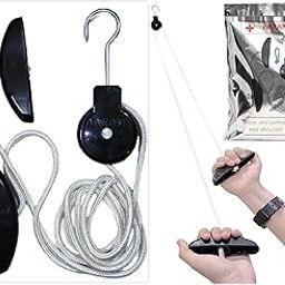 AARAM Overhead Hand Shoulder Pulley Equipment Kit w/Rope for Home Gym Exercise & Physical Therapy, for frozen shoulder and hand physiotherapy exercise and general hand movement exercise.-image-66