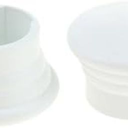 THE STYLE SUTRA 5x2Pcs Curtain Rod Cap Finials - Fit for 1.1inch Diameter Rod White-22