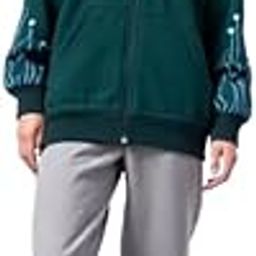 Solid Zip-Up Hoodie for Women's | Long Sleeves Hoodie with Print Casual Wear-image-75