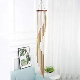 PRYFIL Large Wind Chimes Outdoor Deep Tone, Sympathy Wind Chimes Amazing Grace with Metal Tubes - Best Metal Musical Windchime Outdoor and Home Decoration, Home Decor Items (15 Tube)-image-87