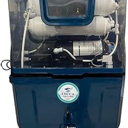 Lycca crystal water purifier ro with Bio Alkaline and Aqua Copper Infuser Technology, 12Liter, RO+UV+UF+Cu+Alk+TDS Control+UV Purified Water, Blue (S21 Duke Gold Copper Alkaline)-picture-23