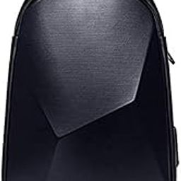 Unisex-adult Bange Series Rhombus Shell Design Waterproof Sling Bag with USB Charging (Blue)-92