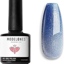 Modelones Nail Polish 7ml from BELLE GAGA UV Gelpolish Soak Off Nail Art Design Manicure at Home DIY Gifts for Women Girls UV Nail Gel Polish (1066)-image-87