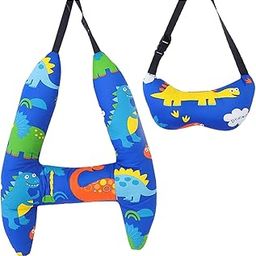 Car Backseat Travel Pillow Headrest Soft for Road Trips Long Distance Travel Blue Dinosaur|Travel|Travel Accessories|Travel Pillows-picture-15