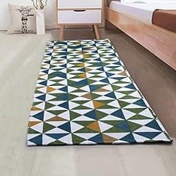 SARAL Home Colored Firki Soft Cotton Durable & Washable Multipurpose Runner Quick-Drying Runners for Home/Kitchen/Living Area/Lobby/Office Entrance with Anti Skid Backing(Green,50cmx180cm)-image-24