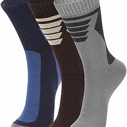 Socks for Mens Calf/Crew Length Designer Multicolour Knitted Socks Pack of 3 (3 Pairs)-image-54