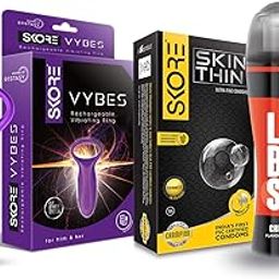 Skore Skin Thin Condoms 10s, Vybes and Cherry Lubes 50 ml-24