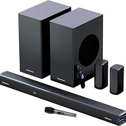 ZEBRONICS Juke BAR 9850 7.2.2 (5.2.4) Channel Soundbar, 725 Watts, Dolby Atmos, HDMI eARC, Optical, Dual Wireless (Subwoofer + Satellites), Wireless UHF Microphone, RGB LED, Powerful Bass-17