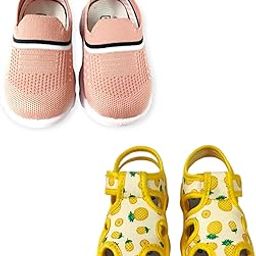 Kids Chu-Chu Sound Musical Sandals and Shoes Combo (2 Pairs) for Baby Boys and Girls-image-76
