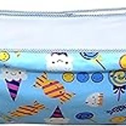 Soft Cloth Swing for New Born Baby with Mosquito Net, Fabrics Cradle/Ghodiyu (Blue)-image-93