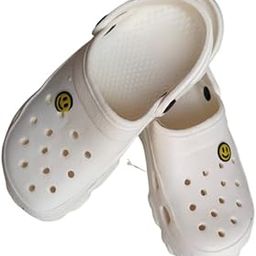 Stylish Trendy New Clogs | Sandals | Slippers for Men's | Boys (White, UK Footwear Size System, Adult, Men, Numeric, Medium, 9)-26