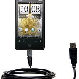 Gomadic USB Data Hot Sync Straight Cable for The HTC Gratia with Charge Function – Two Functions in one Unique TipExchange Enabled Cable-image-5