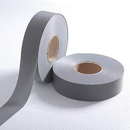 tuf-kote® TufLite Silver Polyester Sew-on Fabric Reflective Non-Adhesive High Visibility Warning Reflective Tape Strip DIY Safety - 3 Meters-image-10