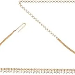 kushal's Fashion Jewellery Zircon Belt With Adjustable Chain Best for Festive Season & Special Occasion-picture-43
