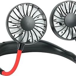 ITSHINY Bladeless Neck Fan, Portable Neck Fan, Cooling Hanging Neck Fan, 4000mAh Mini Cooling Fan, Personal Neck Fans Rechargeable with 3 Speeds LED Light for Women Man Home Office Travel Outdoor-image-71