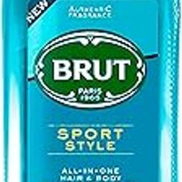 Brut Sport Style ALL-IN-ONE Shower gel for Hair & Body | Body Wash for Men| Authentic Fragrance 500ml-43
