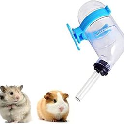 Sage Square Water Bottle for Hamster - 60ml Vacuum Leak Proof Water Bottle for Hamster/Dwarf/Gerbil/Mice/Guinea Pig/Ferret/Rabbit (Random Color) - Stay Hydrated, Stay Happy!-6
