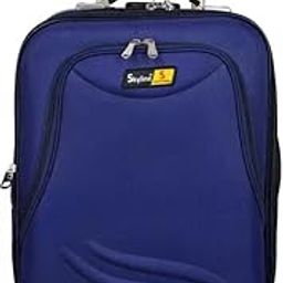Polyester Travel Trolley/Suitcase Bag with Number Lock-20 Inch(Navy Blue)-image-59