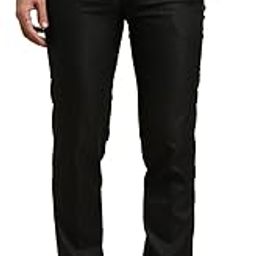 Men Poly Viscose Stretch Ultra Slim Fit Dark Grey Formal Trouser-picture-36