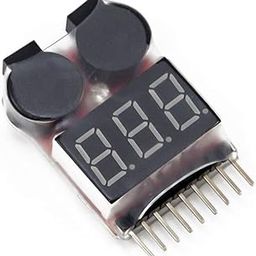 DROBONATION LiPo Battery Voltage Checker 1S-8S with Buzzer-image-4