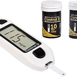 Control D Blood Glucose Monitor (Pack of 35 Strips, White)-7
