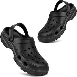 Stylish & Latest Clogs for Men's| Comfortable Clogs for Men| Stylish Sandal for Men(Black)(GEN-3123-8_BZ)-picture-14