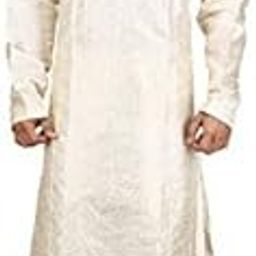 Men's Festive Pintuck Jacquard Sherwani Gold-image-86
