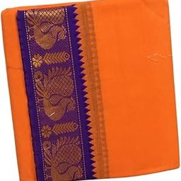 9x5 cotton orange colour dhoti designs-picture-53