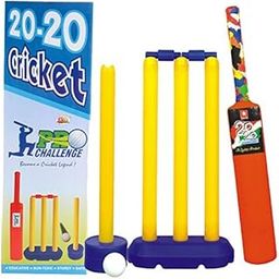 Junior Plastic Bat Ball Kit(4 Wickets Kit,2Years - 6 Years), Multicolor-image-18